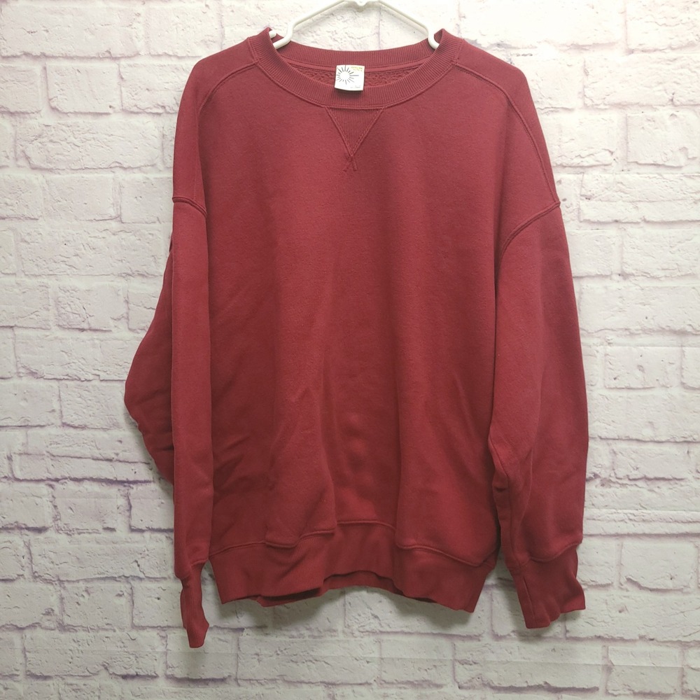 OFFLINE by Aerie Cloud Fleece Oversized Crewneck Sweatshirt M Cozy Boxy Athletic - Picture 1 of 8